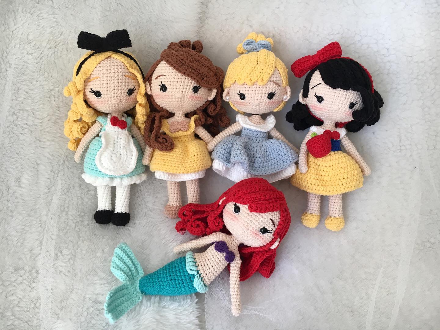 Princesinhas Amigurumi Bichinhos em Crochê - Raiane Barros