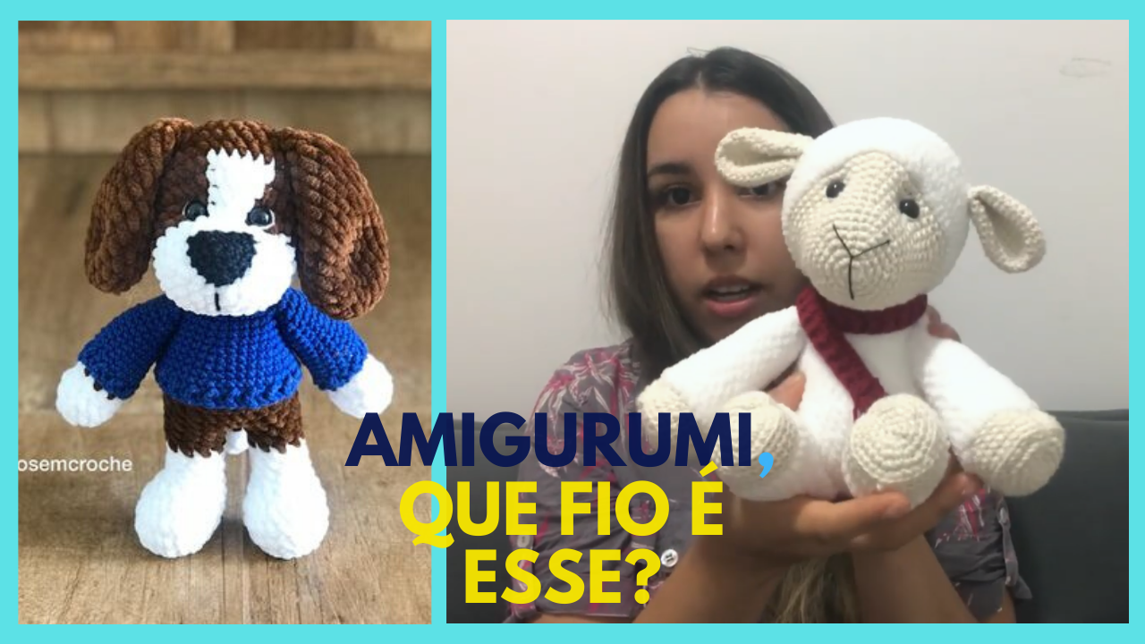 Fios diferentes para fazer amigurumi