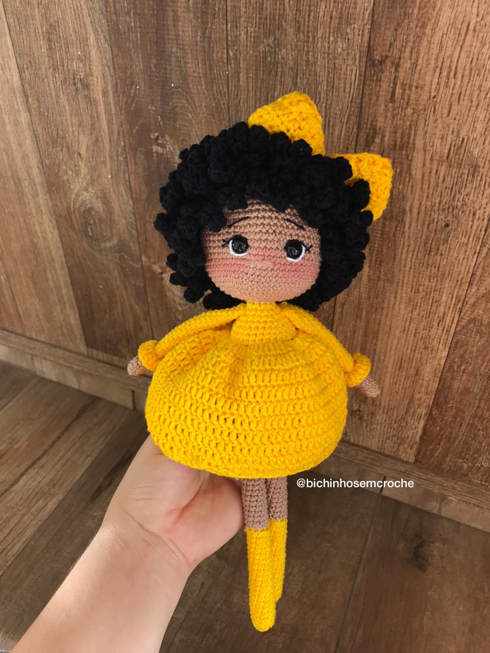 Boneca Sade Croche Amigurumi Brazil
