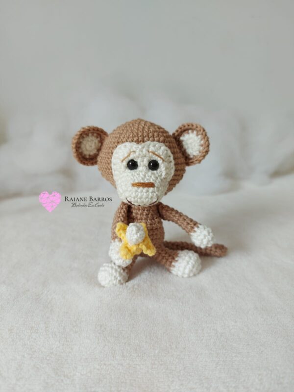 Capa Macaco Amigurumi Baby Rosi Barros