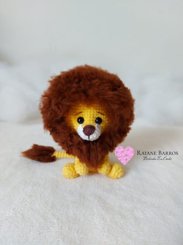 Capa Leão Amigurumi Baby Rosi Barros