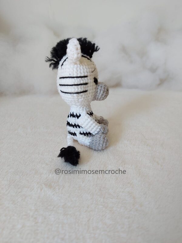 Zebra Amigurumi Baby Lado Rosi Barros