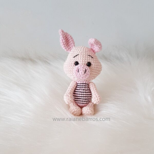 Leitão Amigurumi Turma do Ursinho Pool Amigurumi 2