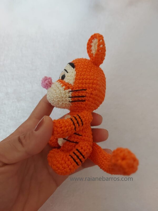 Pooh Tigrão Amigurumi Na Mão Lado 2