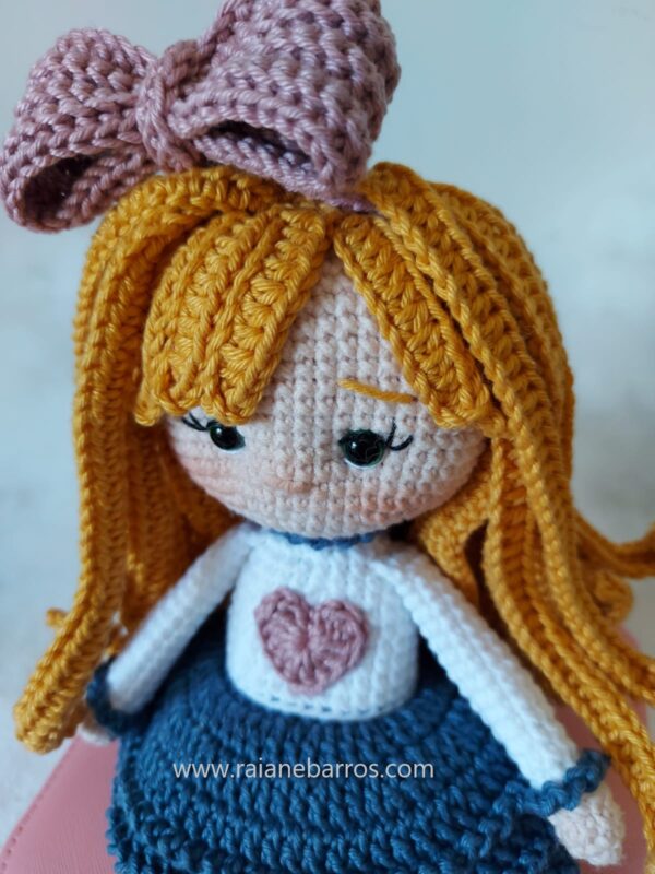 Malu Boneca Amigurumi Rosi Barros 5 zoom