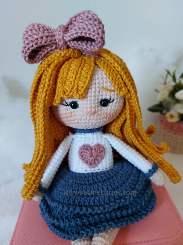 Malu Boneca Amigurumi Rosi Barros 6 zoom