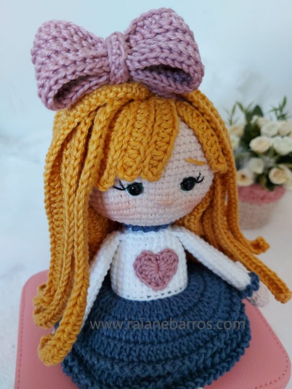 Malu Boneca Amigurumi Rosi Barros 7 zoom