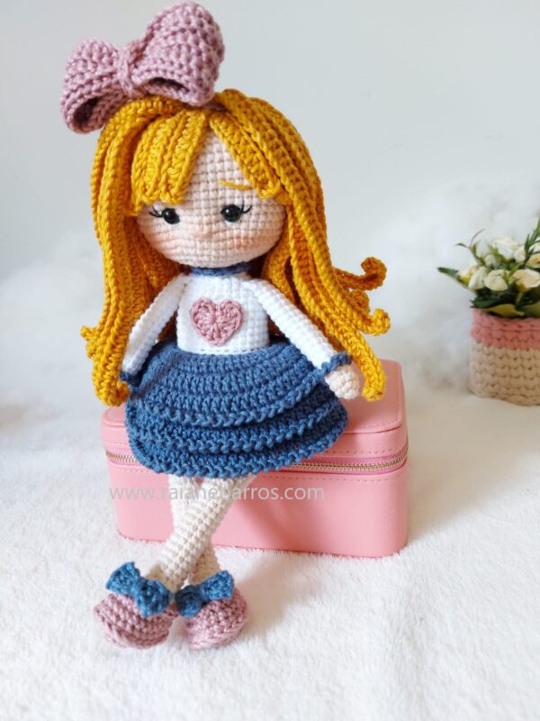 Malu Boneca Amigurumi Rosi Barros 8