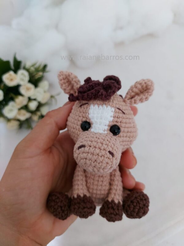 Cavalinho Amigurumi Na Mao
