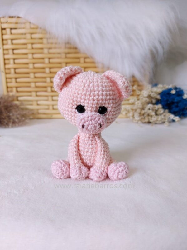 Porquinho Amigurumi Frente 2 Rosi Barros