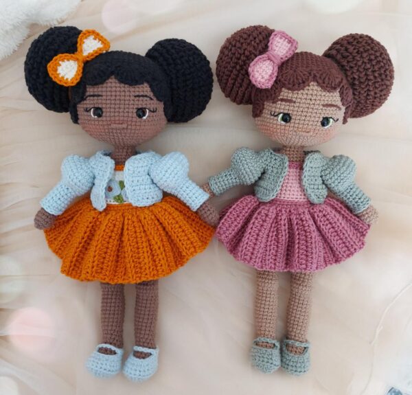 Boneca Zoe Amigurumi Dupla - Rosi Barros-3