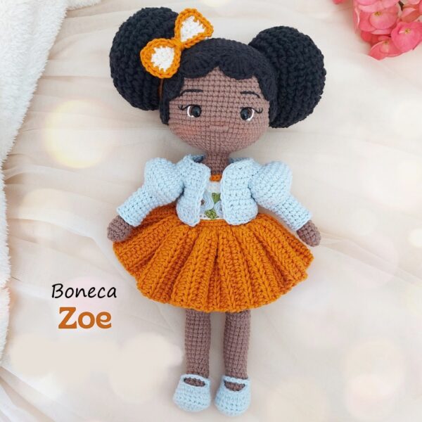 Boneca Zoe Amigurumi - Rosi Barros-12