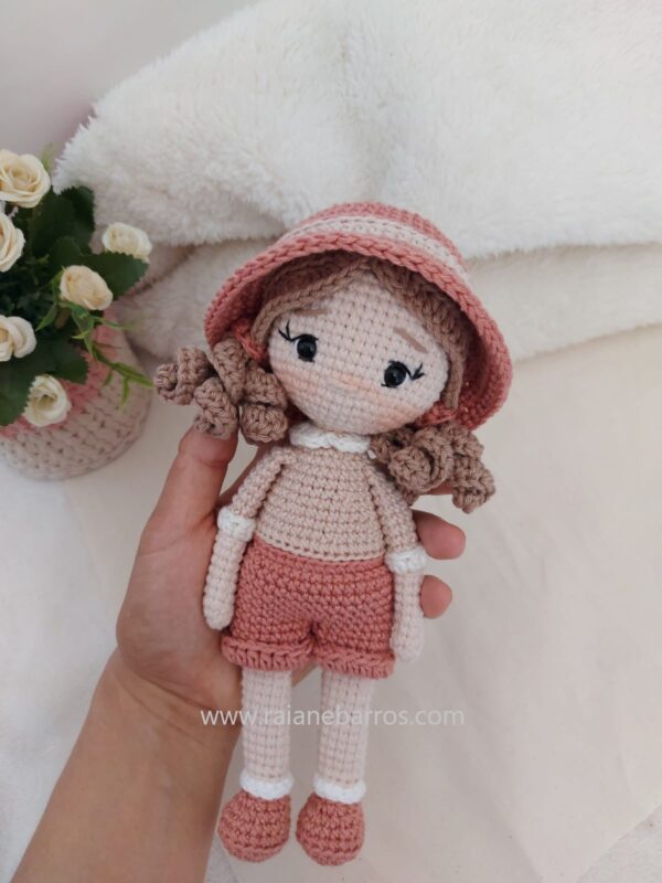 Rosinha a Menina do Safari Amigurumi Rosi Barros Capa